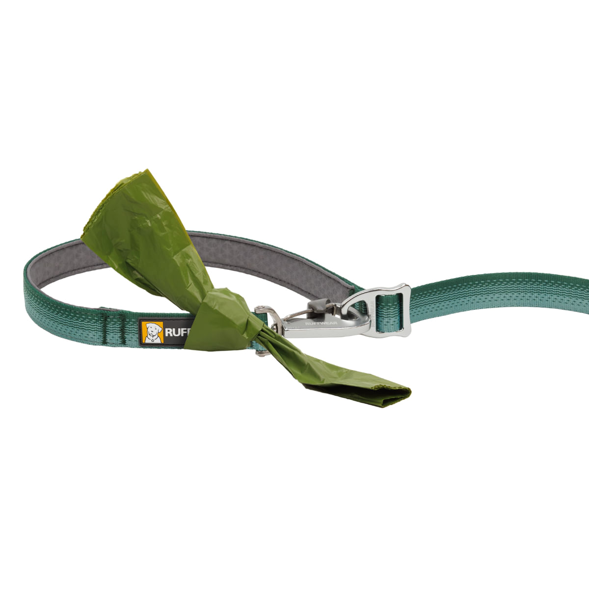 RUFFWEAR Switchbak, lesă bandă multifuncțională cu 2 carabine sport câini, ajustabilă RUFFWEAR Switchbak River Rock Green, lesă bandă multifuncțională cu 2 carabine sport câini, ajustabilă, verde, XS-XL(2.1m x 2cm)